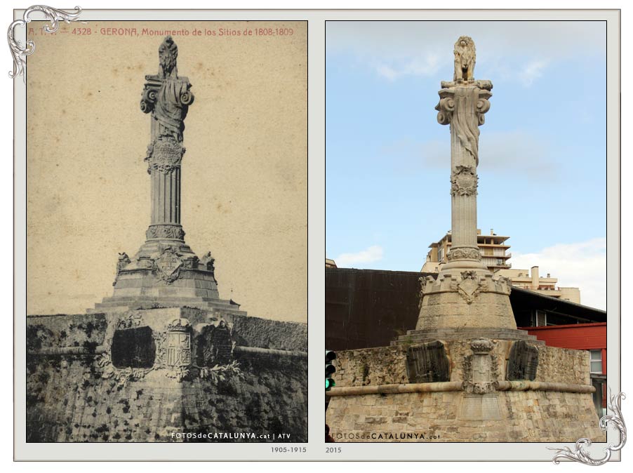 GIRONA. Monument del Lleó al Baluard de Sant Francesc. Fotosdecatalunya.cat