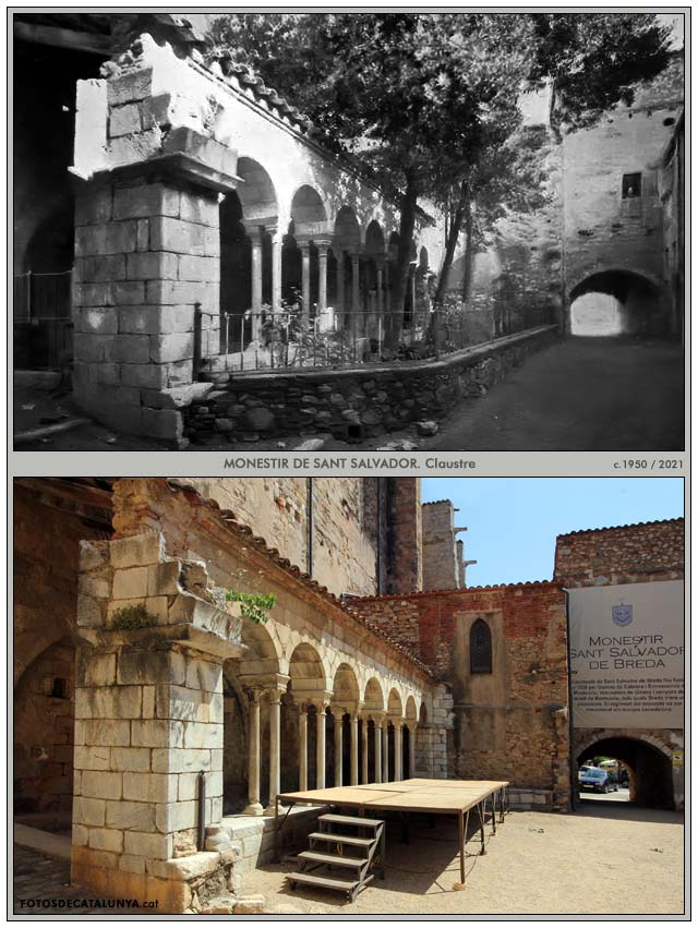 BREDA. Girona. Claustre del Monestir de Sant Salvador. Fotosdecatalunya.cat