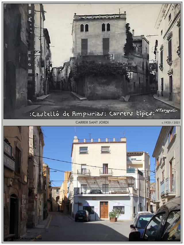 CASTELLÓ D'EMPÚRIES. Girona. Carrer de Sant Jordi. Fotosdecatalunya.cat