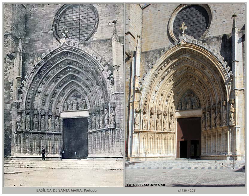 CASTELLÓ D'EMPÚRIES. Girona. Portada de la Basílica de Santa Maria. Fotosdecatalunya.cat