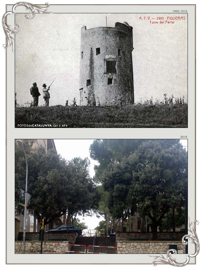 FIGUERES. Girona. Antiga torre a la Ronda de Barcelona. Fotosdecatalunya.cat