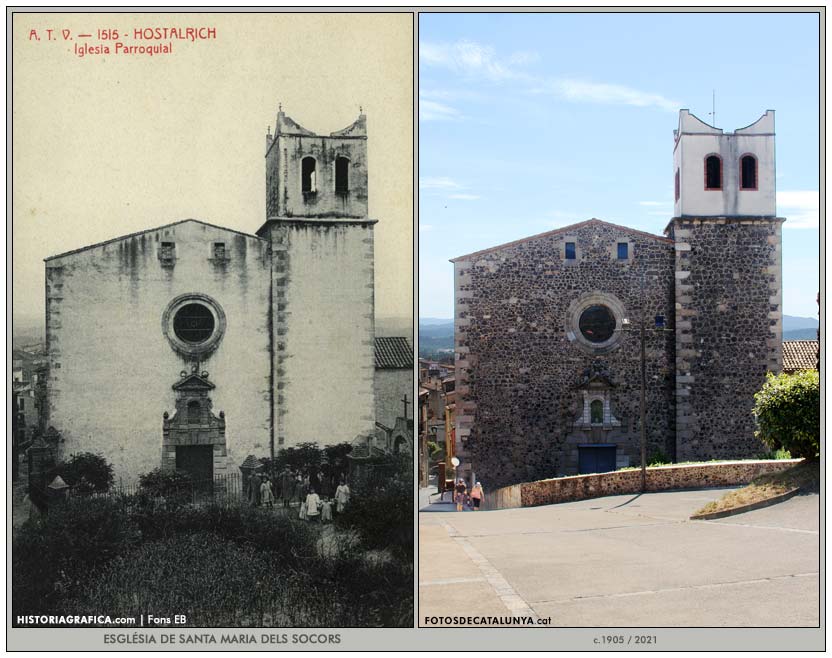 HOSTALRIC. Girona. Església de Santa Maria dels Socors. Fotosdecatalunya.cat