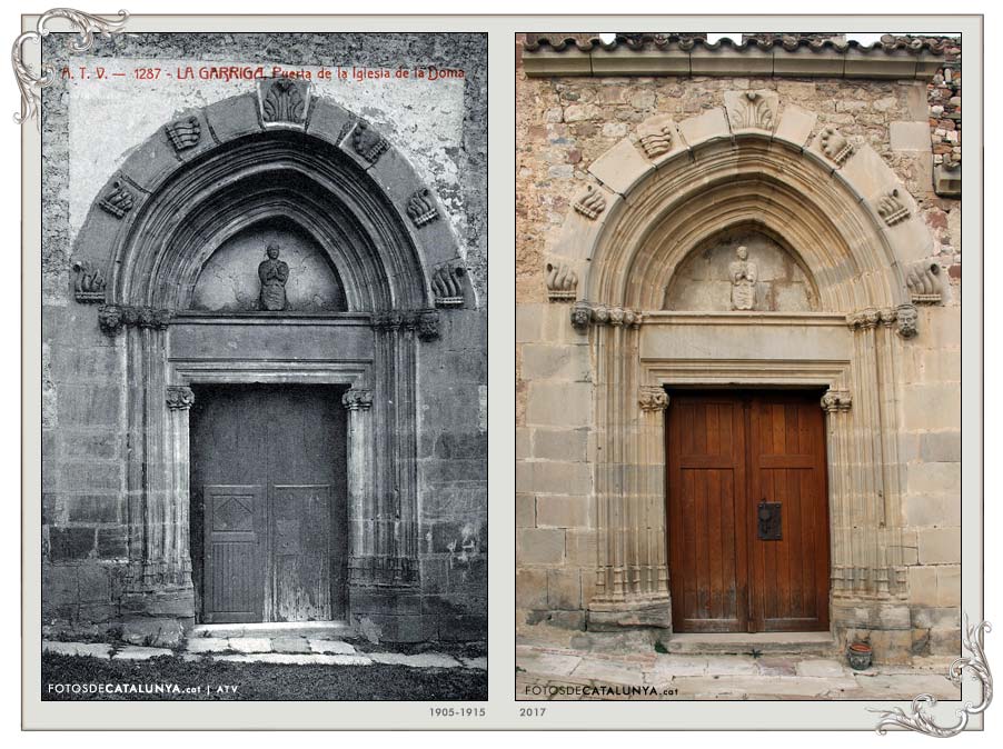 LA GARRIGA. Barcelona. Porta de l'Església de la Doma. Fotosdecatalunya.cat