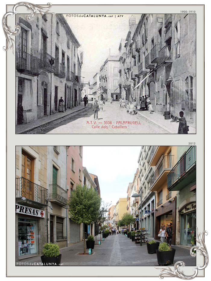 PALAFRUGELL. Girona. Carrer dels Cavallers. Fotosdecatalunya.cat