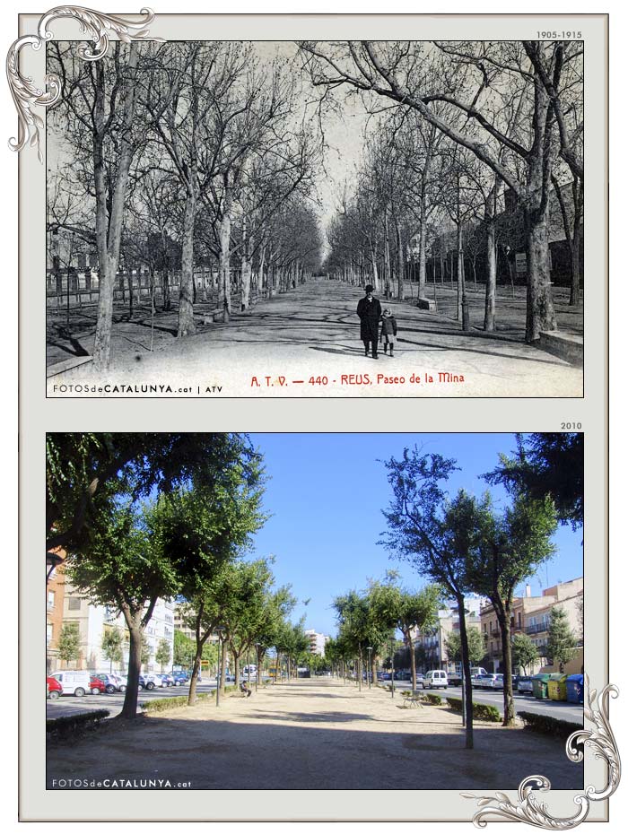 REUS. Tarragona. Antic Passeig de la Mina. Fotosdecatalunya.cat