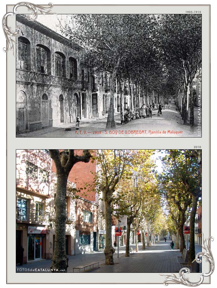 SANT BOI DE LLOBREGAT. Barcelona. Rambla Rafael Casanova. Fotosdecatalunya.cat