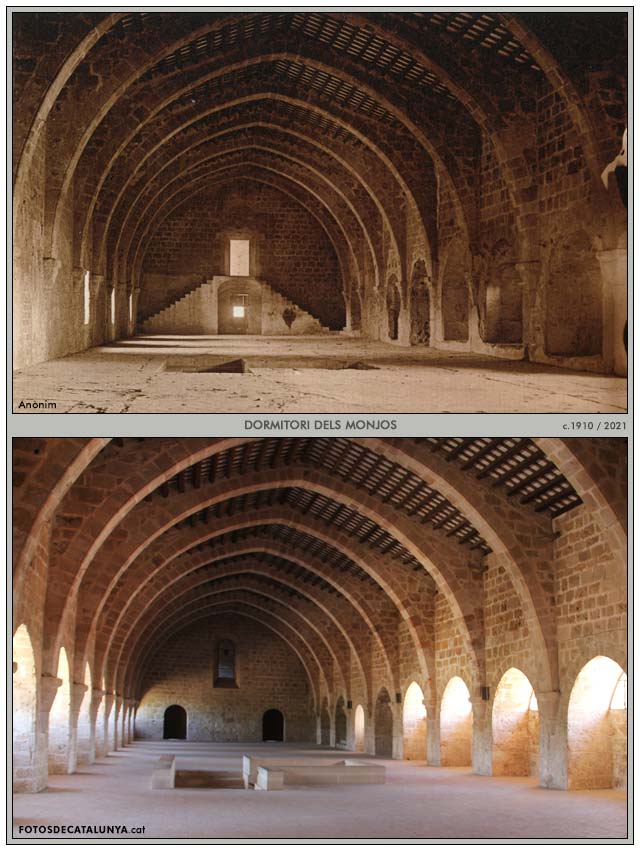 MONESTIR DE SANTES CREUS. Tarragona. Dormitori dels monjos. Fotosdecatalunya.cat