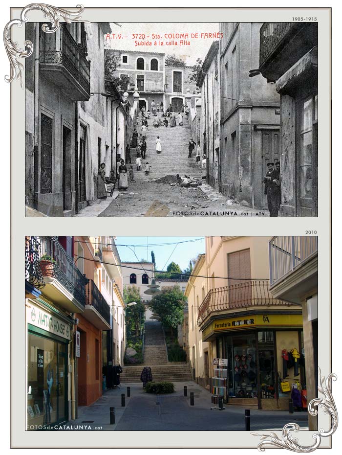 SANTA COLOMA DE FARNERS. Girona. Carrer Lluís Món. Fotosdecatalunya.cat