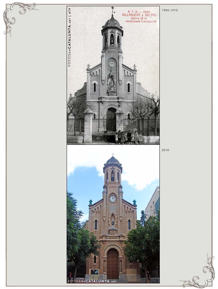 VILANOVA I LA GELTRÚ. Barcelona. Església de la Immaculada Concepció. Fotosdecatalunya.cat