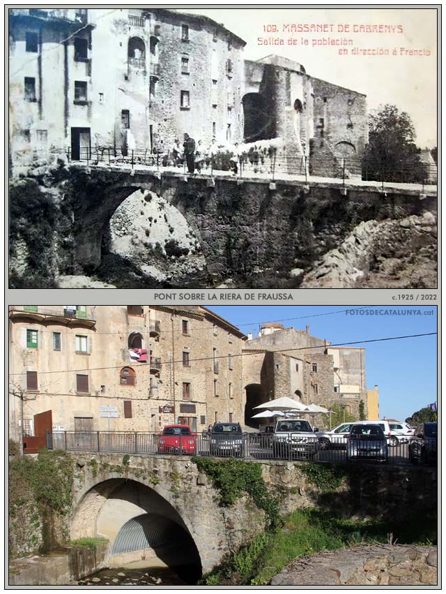 MAÇANET DE CABRENYS. Girona. Pont sobre la riera de Fraussa. Fotosdecatalunya.cat