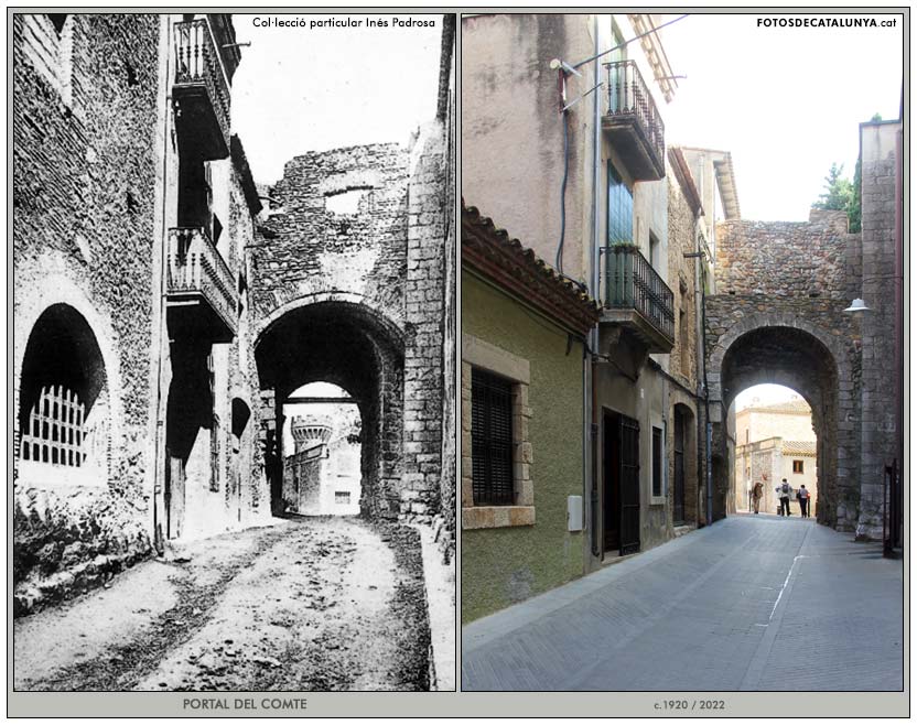 PERELADA. Girona. Portal del Comte. Fotosdecatalunya.cat