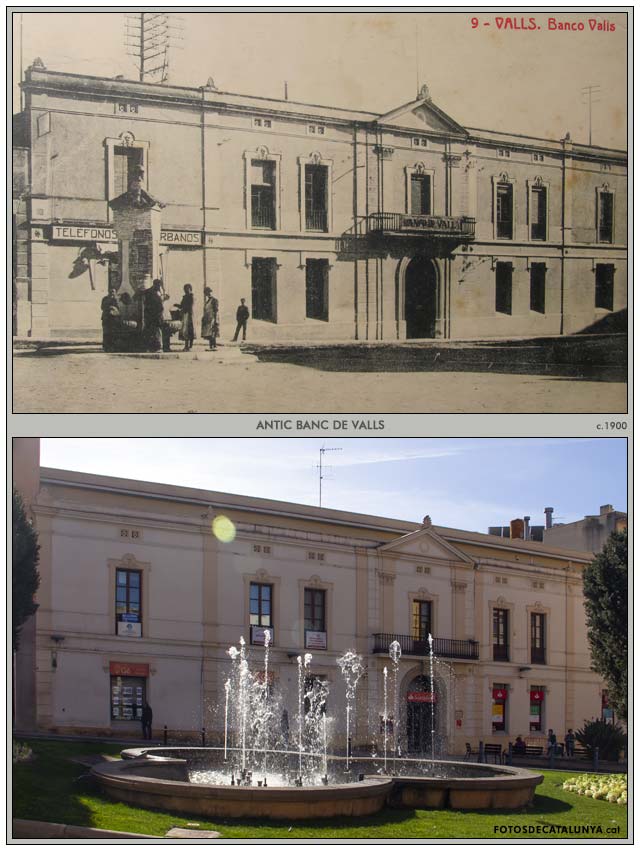 VALLS. Tarragona. Antic banc de Valls. Fotosdecatalunya.cat